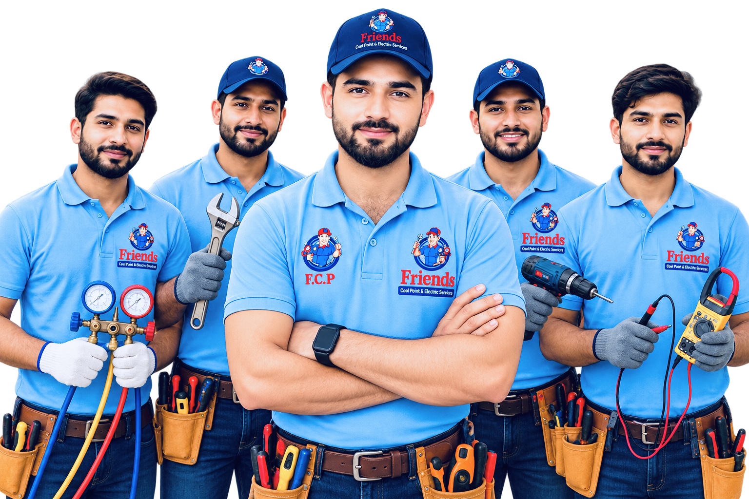 Friends Cool Point complete professional team