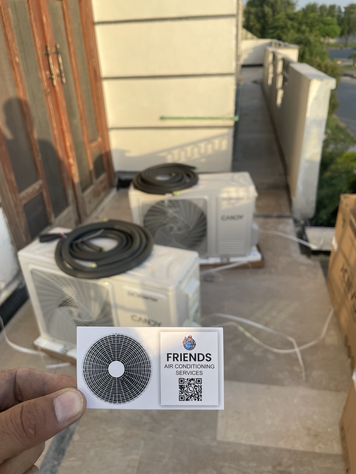 AC outdoor unit service