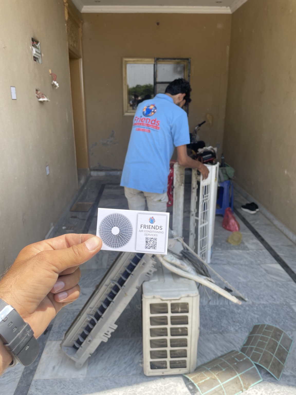 Friends Cool Point AC service work