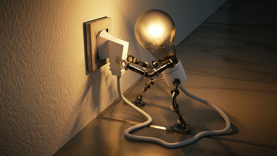 Electrical lighting and plug work